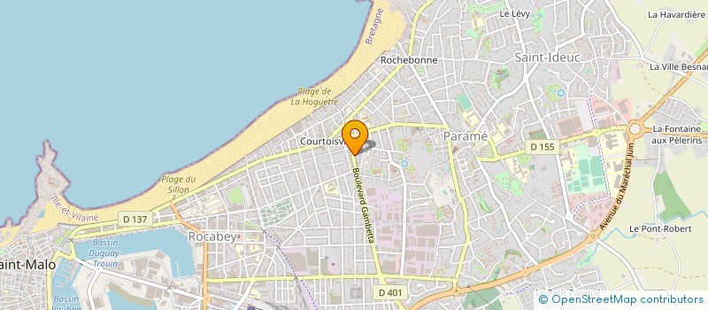 localisation de l'entreprise MONSIEUR JEROME LEGRAND  SAINT-MALO