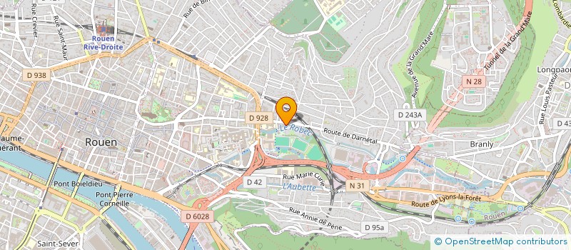 localisation de l'entreprise MONSIEUR JEROME LEGRAND  ROUEN