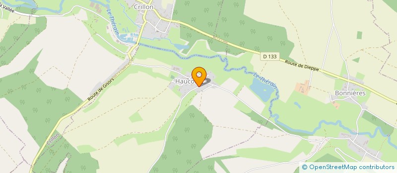 localisation de l'entreprise MONSIEUR JEROME LEGRAND  HAUCOURT