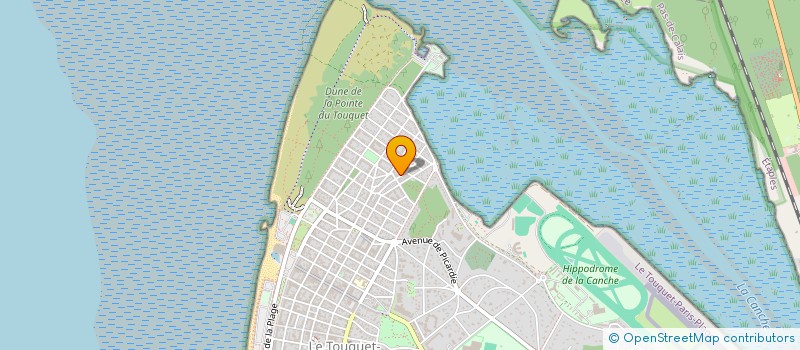 localisation de l'entreprise MONSIEUR JEROME LEGRAVERANT  LE TOUQUET-PARIS-PLAGE