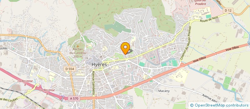 localisation de l'entreprise MONSIEUR JEROME LEGROS  HYERES