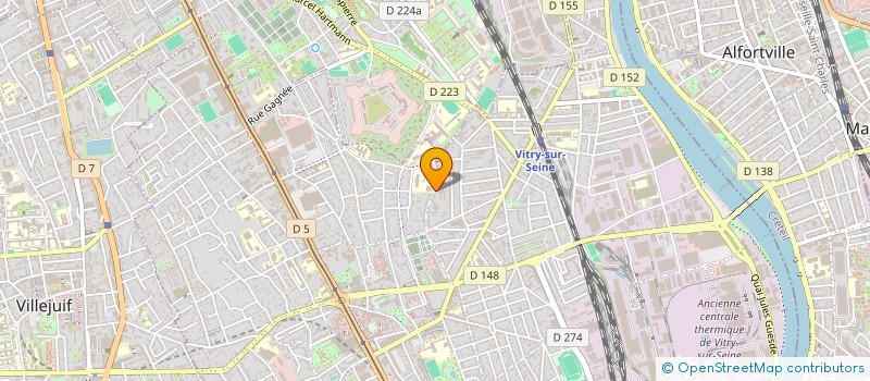 localisation de l'entreprise MONSIEUR JEROME LEJOSNE à VITRY-SUR-SEINE