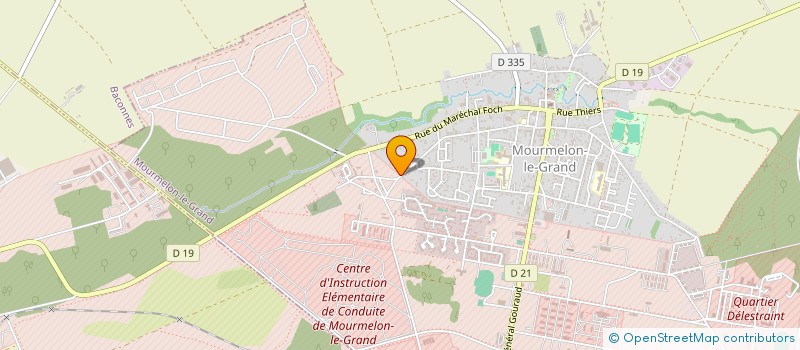 localisation de l'entreprise MONSIEUR JEROME LELARGE  MOURMELON-LE-GRAND