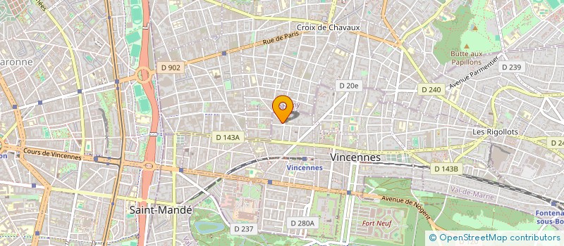 localisation de l'entreprise MONSIEUR JEROME LELONG à VINCENNES