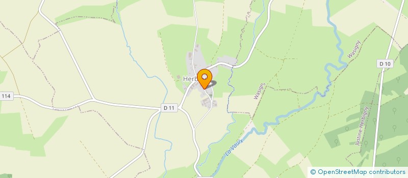 localisation de l'entreprise MONSIEUR JEROME LELONG  JUSTINE-HERBIGNY