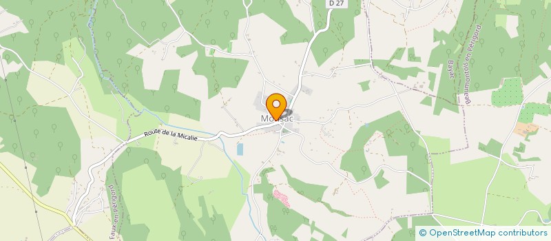 localisation de l'entreprise MONSIEUR JEROME LELOUP  BEAUMONTOIS EN PERIGORD