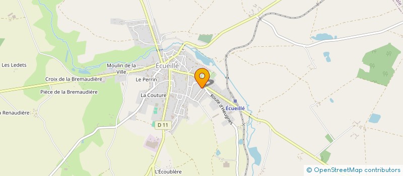 localisation de l'entreprise MONSIEUR JEROME LEMAIRE à ECUEILLE