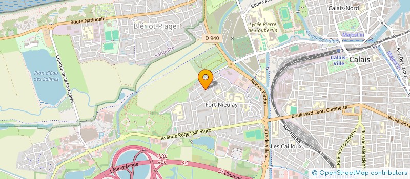 localisation de l'entreprise MONSIEUR JEROME LEMAITRE  CALAIS