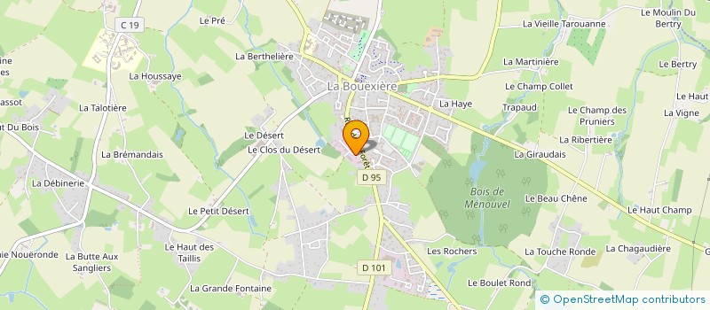 localisation de l'entreprise MONSIEUR JEROME LEMARCHAND  LA BOUEXIERE