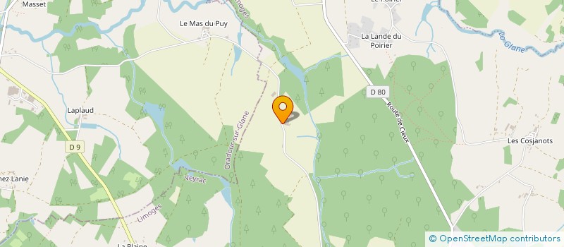 localisation de l'entreprise MONSIEUR JEROME LEMASSON  VEYRAC