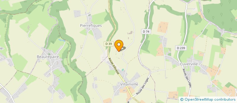 localisation de l'entreprise MONSIEUR JEROME LENORMAND  VILLAINVILLE