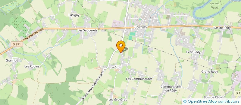 localisation de l'entreprise MONSIEUR JEROME LEON MARCEL PALTHEY  SORNAY