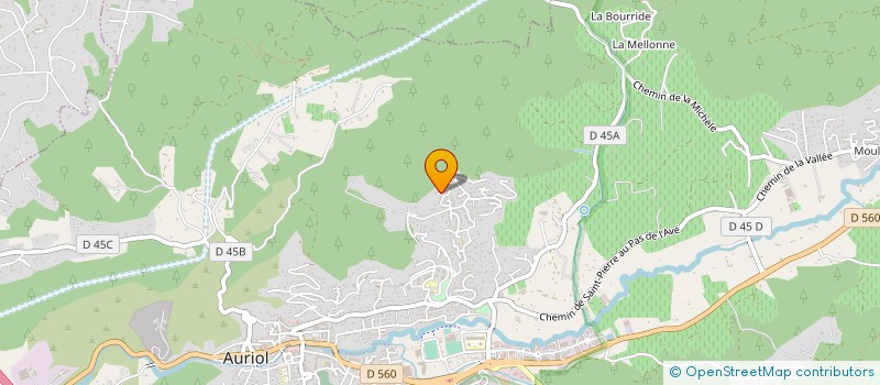 localisation de l'entreprise MONSIEUR JEROME LEONETTI  AURIOL