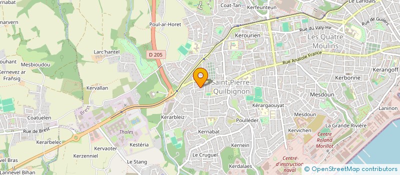 localisation de l'entreprise MONSIEUR JEROME LEPESTEUR à BREST