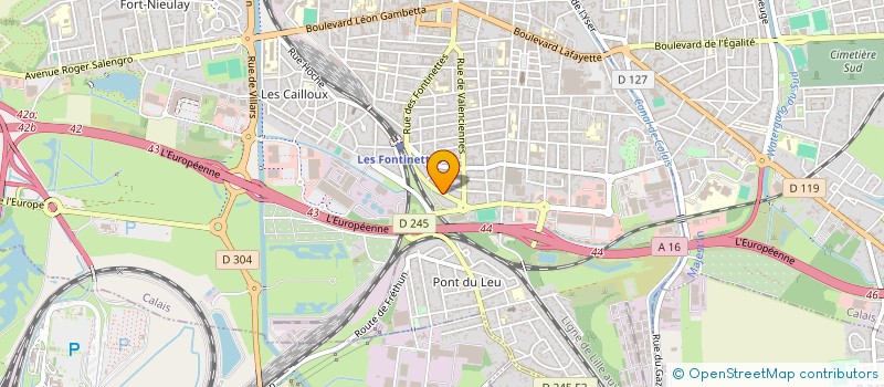 localisation de l'entreprise MONSIEUR JEROME LEPRINCE  CALAIS