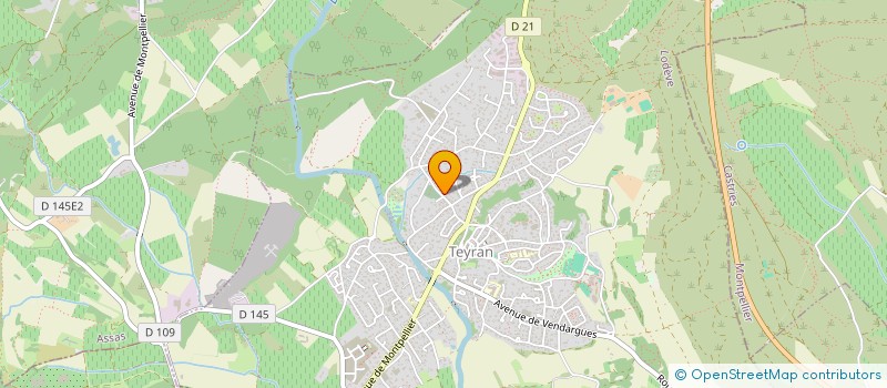 localisation de l'entreprise MONSIEUR JEROME LEPRON  TEYRAN