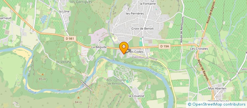 localisation de l'entreprise MONSIEUR JEROME LEQUENNE  CASTILLON-DU-GARD