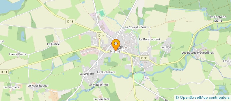 localisation de l'entreprise MONSIEUR JEROME LERAY  RIAILLE