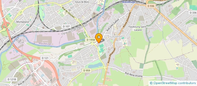 localisation de l'entreprise MONSIEUR JEROME LERNON  LOUVROIL