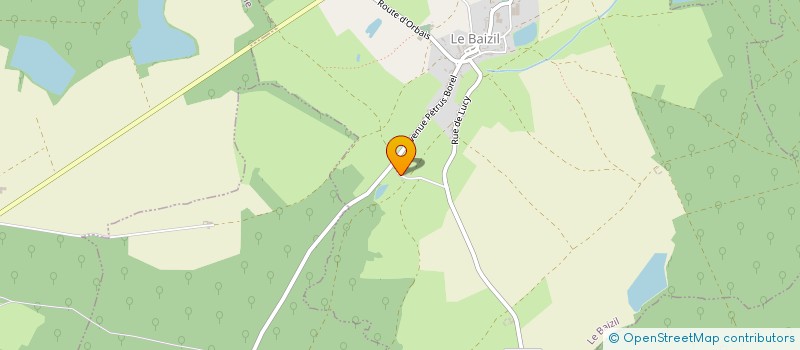 localisation de l'entreprise MONSIEUR JEROME LEROUX  LE BAIZIL