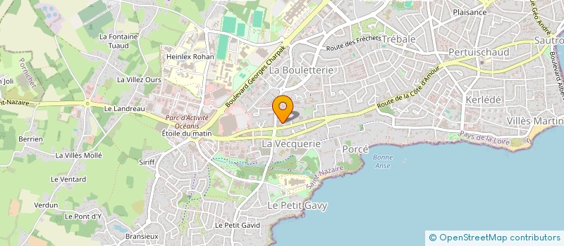 localisation de l'entreprise MONSIEUR JEROME LEROUX  SAINT-NAZAIRE