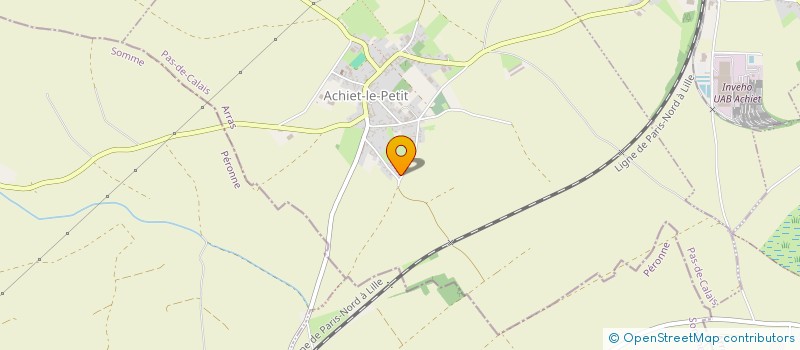 localisation de l'entreprise MONSIEUR JEROME LESAGE  ACHIET-LE-PETIT
