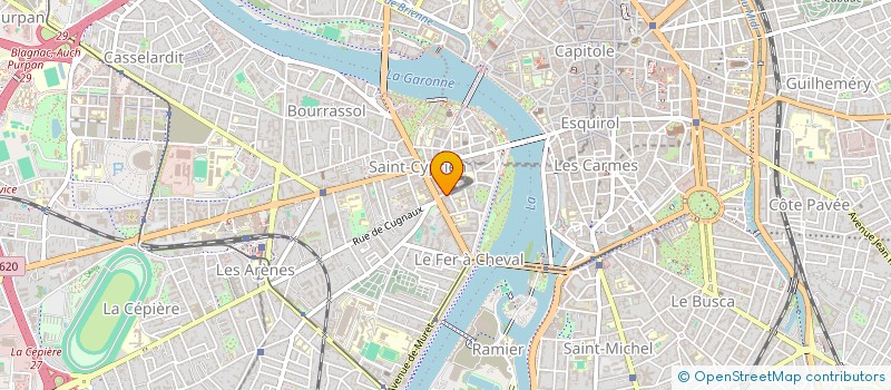 localisation de l'entreprise MONSIEUR JEROME LESCOUZERES  TOULOUSE