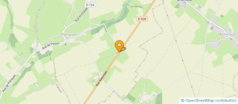 localisation de l'entreprise MONSIEUR JEROME LESENNE  PLANQUES