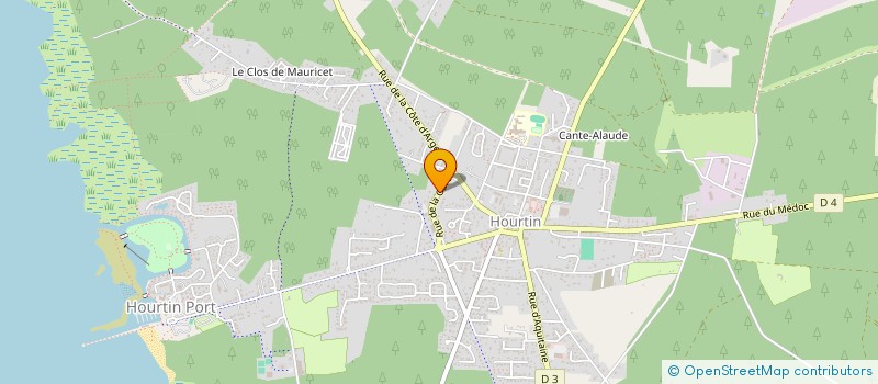 localisation de l'entreprise MONSIEUR JEROME LESUAUD à HOURTIN