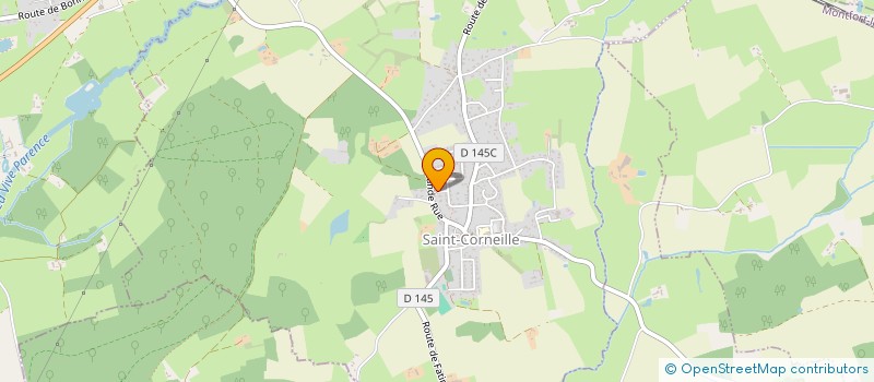 localisation de l'entreprise MONSIEUR JEROME LETENDARD  LA BAZOGE