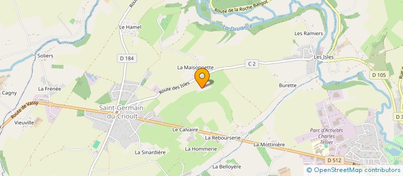 localisation de l'entreprise MONSIEUR JEROME LEVALLOIS  CONDE-EN-NORMANDIE