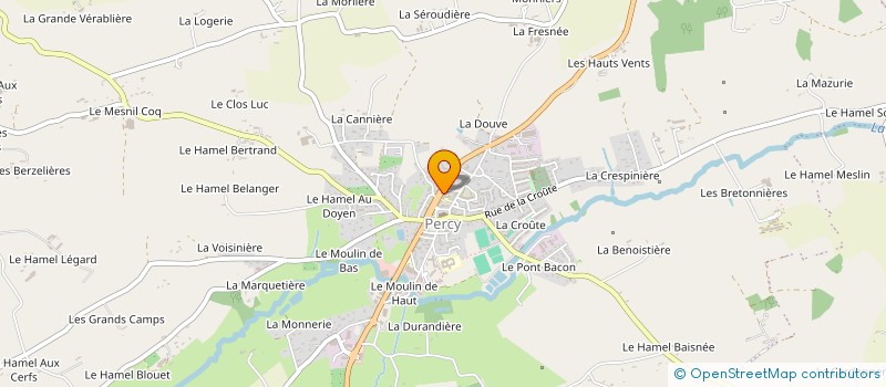localisation de l'entreprise MONSIEUR JEROME LEVAUFRE à PERCY-EN-NORMANDIE