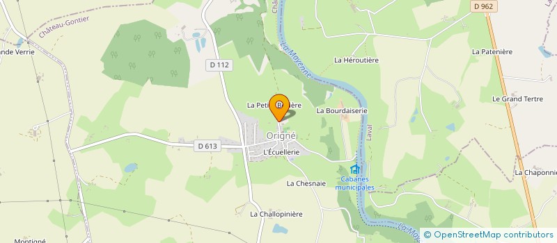 localisation de l'entreprise MONSIEUR JEROME LEVERRIER  ORIGNE