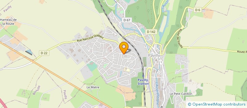 localisation de l'entreprise MONSIEUR JEROME LEVILLAIN  PAVILLY