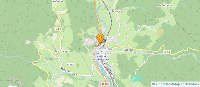 localisation de l'entreprise MONSIEUR JEROME LEYNE  LAMURE-SUR-AZERGUES