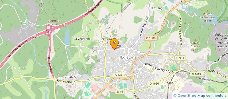 localisation de l'entreprise MONSIEUR JEROME LHERMITTE  EGLETONS