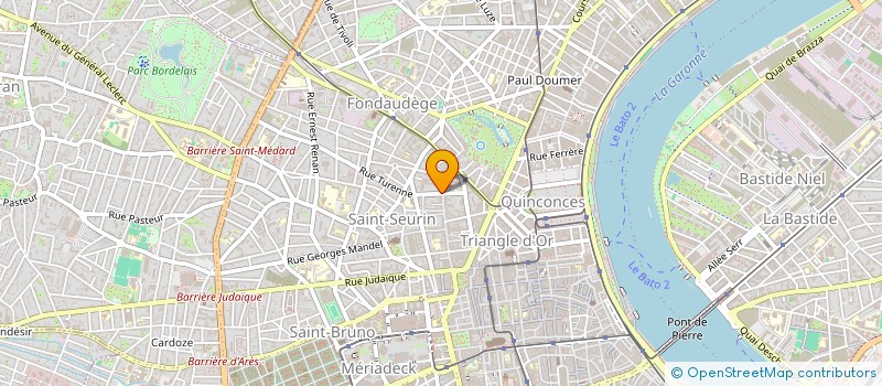 localisation de l'entreprise MONSIEUR JEROME LHONORE  BORDEAUX