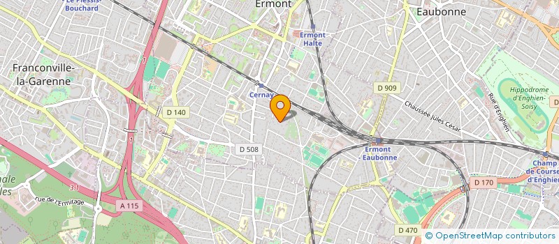 localisation de l'entreprise MONSIEUR JEROME LIAIGRE à ERMONT