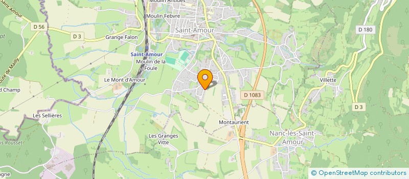 localisation de l'entreprise MONSIEUR JEROME LIEGEON  SAINT-AMOUR