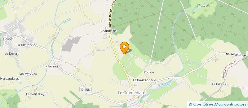 localisation de l'entreprise MONSIEUR JEROME LIGEON à BAUGE-EN-ANJOU