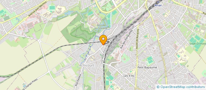 localisation de l'entreprise MONSIEUR JEROME LIGNIER  ACHICOURT