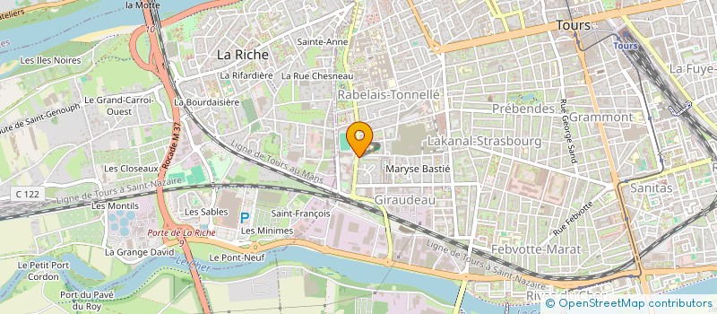 localisation de l'entreprise MONSIEUR JEROME LIGONIE  TOURS