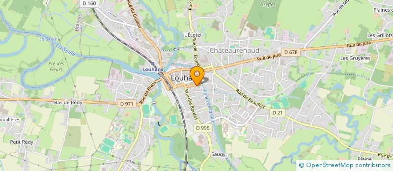 localisation de l'entreprise MONSIEUR JEROME LINGOT à LOUHANS