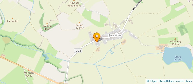 localisation de l'entreprise MONSIEUR JEROME LINTZ  DONNELAY