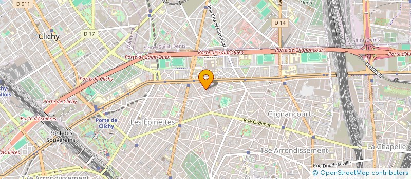 localisation de l'entreprise MONSIEUR JEROME LIORET  PARIS