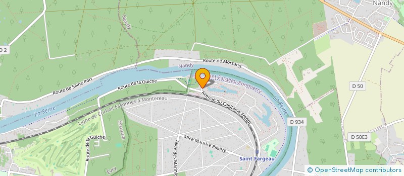 localisation de l'entreprise MONSIEUR JEROME LIRON  SAINT-FARGEAU-PONTHIERRY