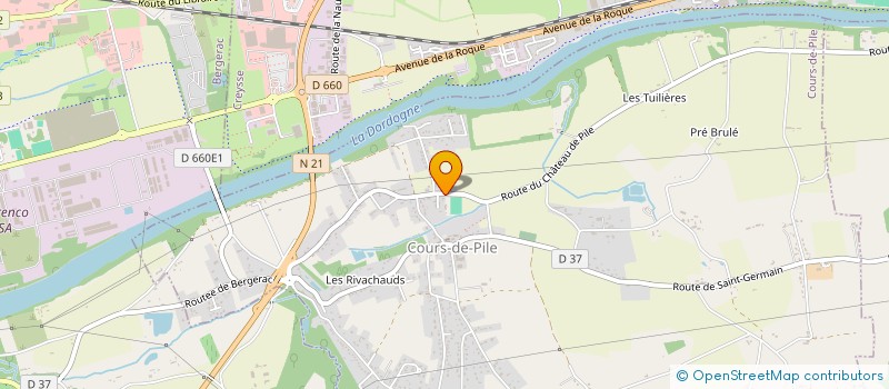 localisation de l'entreprise MONSIEUR JEROME LOBRY  COURS-DE-PILE