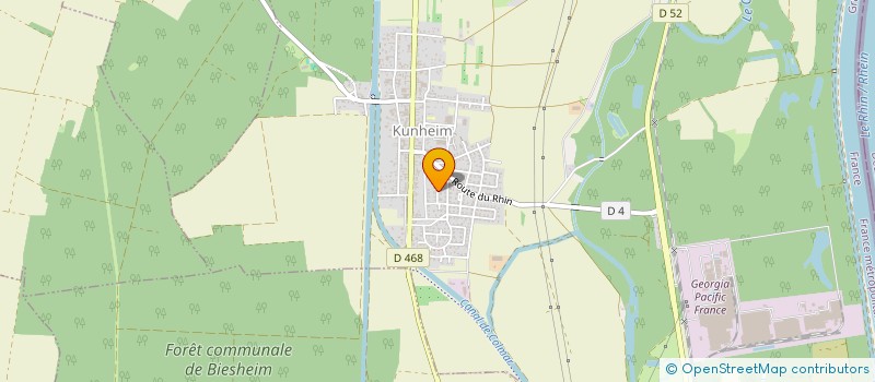 localisation de l'entreprise MONSIEUR JEROME LOFFLER  KUNHEIM