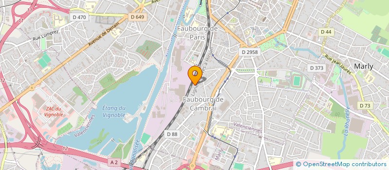 localisation de l'entreprise MONSIEUR JEROME LOINTIER  VALENCIENNES