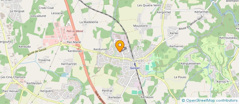 localisation de l'entreprise MONSIEUR JEROME LOIZONUX  GESTEL